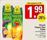 Happy Day Säfte Angebote von Rauch bei WEZ Bad Oeynhausen für 1,99 €