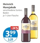 Baden Spätburgunder von Heinrich Hansjakob im aktuellen V-Markt Prospekt für 3,99 €