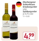Vulkanfelsen Grauburgunder von Oberbergener im aktuellen Rossmann Prospekt für 4,99 €
