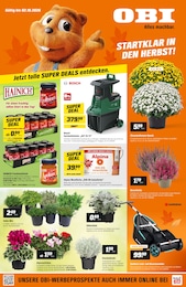 Der aktuelle OBI Prospekt Der aktuelle OBI Prospekt STARTKLAR IN DEN HERBST!