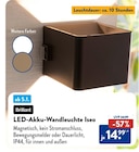 LED-Akku-Wandleuchte Iseo von Brilliant im aktuellen ALDI Nord Prospekt für 14,99 €