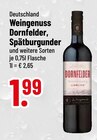Weingenuss Dornfelder bei Trinkgut im Simbach Prospekt für 1,99 €