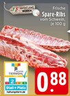 Frische Spare-Ribs vom Schwein Angebote von meinLand EDEKA bei EDEKA Wermelskirchen für 0,88 €