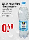 Herzstücke Mineralwasser von EDEKA im aktuellen Trinkgut Prospekt für 0,49 €