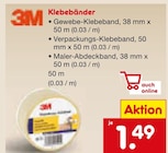 Gewebe-Klebeband im Angebot bei Netto Marken-Discount in Kiel Gewebe-Klebeband Angebote von 3M bei Netto Marken-Discount Kiel für 1,49 €