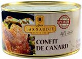 Confit de Canard - JEAN LARNAUDIE en promo chez Intermarché Rezé à 9,26 €