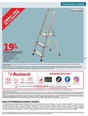Promos Echelle dans le catalogue "LA FÊTE DE MAMAN" de Auchan Hypermarché Echelle en promo dans le catalogue Auchan Hypermarché à la page 61