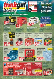 Trinkgut Prospekt für Vreden mit 10 Seiten Trinkgut Prospekt für Vreden: "Aktuelle Angebote", 10 Seiten, 15.06.2026 - 20.06.2026
