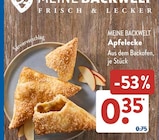 Apfelecke Angebote von MEINE BACKWELT bei ALDI SÜD Homburg für 0,35 €