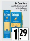 Pasta von De Cecco im aktuellen EDEKA Prospekt für 1,29 €