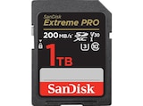 Extreme PRO® UHS-I, SDXC Speicherkarte, 1 TB, 200 MB/s im MediaMarkt Saturn Prospekt Extreme PRO® UHS-I, SDXC Speicherkarte, 1 TB, 200 MB/s von SANDISK im aktuellen MediaMarkt Saturn Prospekt für 279,99 €