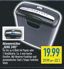 Aktenvernichter 240S Angebote von GENIE bei diska Hof für 19,99 €