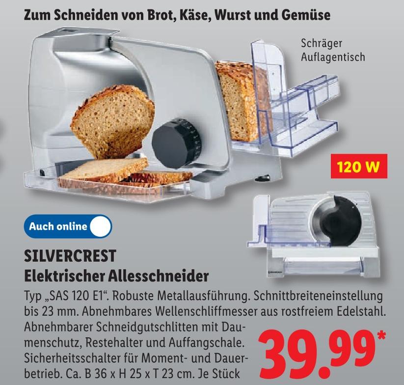 Elektrischer Allesschneider