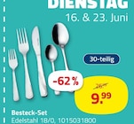 Besteck-Set im ROLLER Prospekt Besteck-Set von im aktuellen ROLLER Prospekt für 9,99 €