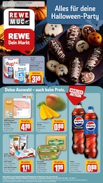 REWE Prospekt "Dein Markt" für Hallbergmoos, 22 Seiten, 21.10.2024 - 26.10.2024