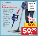 Akku-Zyklonstaubsauger von CLEANmaxx im aktuellen Netto Marken-Discount Prospekt für 59,99 €