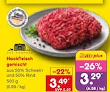 Hackfleisch gemischt im Angebot bei Netto Marken-Discount in Saarlouis Hackfleisch gemischt Angebote von Gut Ponholz bei Netto Marken-Discount Saarlouis für 3,29 €
