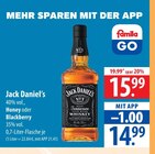 Aktuelles Tennessee Whiskey Honey Angebot bei famila Nordost in Norderstedt ab 14,99 €