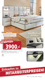 Boxspringbett im aktuellen Polstermöbel Fischer Prospekt (Nürnberg) Boxspringbett im Polstermöbel Fischer Prospekt "PERSONAL-KAUFTAGE" mit 32 Seiten (Nürnberg)