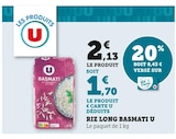 Riz Long Basmati - U dans le catalogue U Express