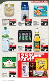 Mineralwasser im Kaufland Prospekt in Magdeburg Aktueller Kaufland Prospekt mit Mineralwasser, "KNÜLLER", Seite 21