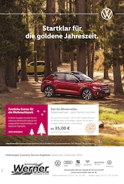 Volkswagen Prospekt für Mittweida mit 1 Seite Volkswagen Prospekt für Mittweida: "Herbst im Kopf. Sicherheit im Auto.", 1 Seite, 01.09.2026 - 31.12.2026