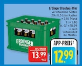 Bier im Angebot bei Marktkauf in Crimmitschau Bier Angebote von Erdinger Brauhaus bei Marktkauf Crimmitschau für 12,99 €