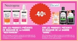 Promo -40% sur les produits présents en magasin de la gamme Neutrogena à  dans le catalogue E.Leclerc à Pau