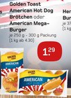 American Hot Dog Brötchen oder American Mega-Burger Angebote von Golden Toast bei Akzenta Velbert für 1,29 €