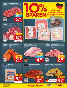 Wurst im Netto Marken-Discount Prospekt "Aktuelle Angebote" mit 60 Seiten (Recklinghausen)