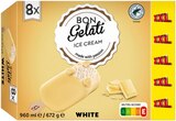 8 bâtonnets vanille et chocolat blanc - BON GELATI en promo chez Lidl Saint-Nazaire à 4,05 €