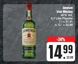 Irish Whiskey im Angebot bei E center in Chemnitz Irish Whiskey Angebote von Jameson bei E center Chemnitz für 14,99 €