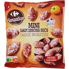 Mini saucissons secs - CARREFOUR SENSATION - Carrefour à Antony Mini saucissons secs - CARREFOUR SENSATION en promo chez Carrefour Antony à 1,35 €