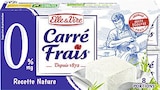 Carré Frais Recette Nature 0% M.G. - ELLE & VIRE dans le catalogue Casino Supermarchés