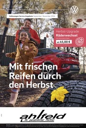 Volkswagen Prospekt für Schenefeld: "Mit frischen Reifen durch den Herbst", 1 Seite, 01.09.2024 - 30.11.2024