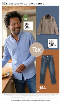 Promotion Blouson Homme dans le prospectus Carrefour, valable du 22/09/2026 au 05/10/2026 Promo Blouson Homme dans le catalogue Carrefour du moment à la page 11