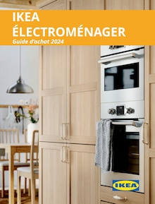 Prospectus IKEA de la semaine "IKEA ÉLECTROMÉNAGER Guide d'achat 2024" avec 1 pages, valide du 01/01/2024 au 31/12/2024 pour Fleury-sur-Orne et alentours
