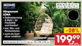 Hängesessel LOMA im Angebot bei Netto Marken-Discount in Jena Hängesessel LOMA Angebote von HOME DELUXE bei Netto Marken-Discount Jena für 199,99 €