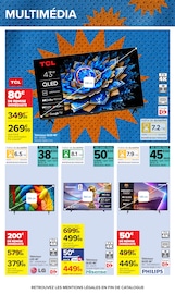 Promos Télévision dans le catalogue "LE MOIS DES SUPPORTERS" de Carrefour Télévision en promo dans le catalogue Carrefour à la page 84