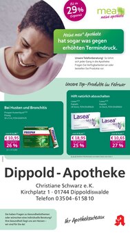 mea - meine apotheke Prospekt Unsere Februar-Angebote mit 4 Seiten