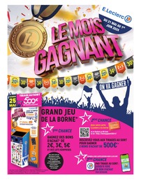 Catalogue E.Leclerc "Le mois gagnant" à Leignes-sur-Fontaine et alentours, 80 pages, 21/05/2024 - 01/06/2024
