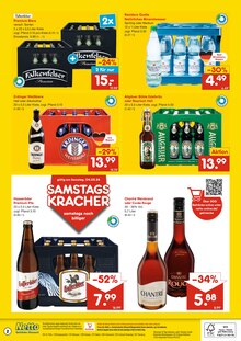 Bier im Netto Marken-Discount Prospekt "ZUM 7. MAL IN SERIE HÄNDLER DES JAHRES FÜR WEIN, BIER & SPIRITUOSEN" mit 2 Seiten (Amberg)