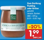 Pudding oder Grütze von Zum Dorfkrug im aktuellen Netto Marken-Discount Prospekt für 1,99 €
