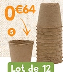 Lot de 12 pots de semis biodégradables à B&M dans Lannoy