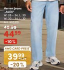 Herren Jeans "ALEX" Angebote bei AWG Offenbach für 39,99 €