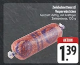 Zwiebelmettwurst/Vesperwürstchen bei EDEKA im Freiberg Prospekt für 1,39 €