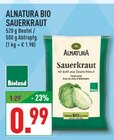 Bio Sauerkraut von Alnatura für 0,99 € bei Marktkauf im Angebot Bio Sauerkraut von Alnatura im aktuellen Marktkauf Prospekt