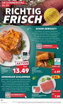 Hackfleisch im Kaufland Prospekt "Aktuelle Angebote" mit 68 Seiten (Dortmund)