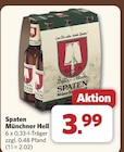 Spaten Münchner Hell Angebote von Spaten bei combi Oldenburg für 3,99 €