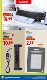 Offre Multiprise dans le catalogue Lidl du moment à la page 54